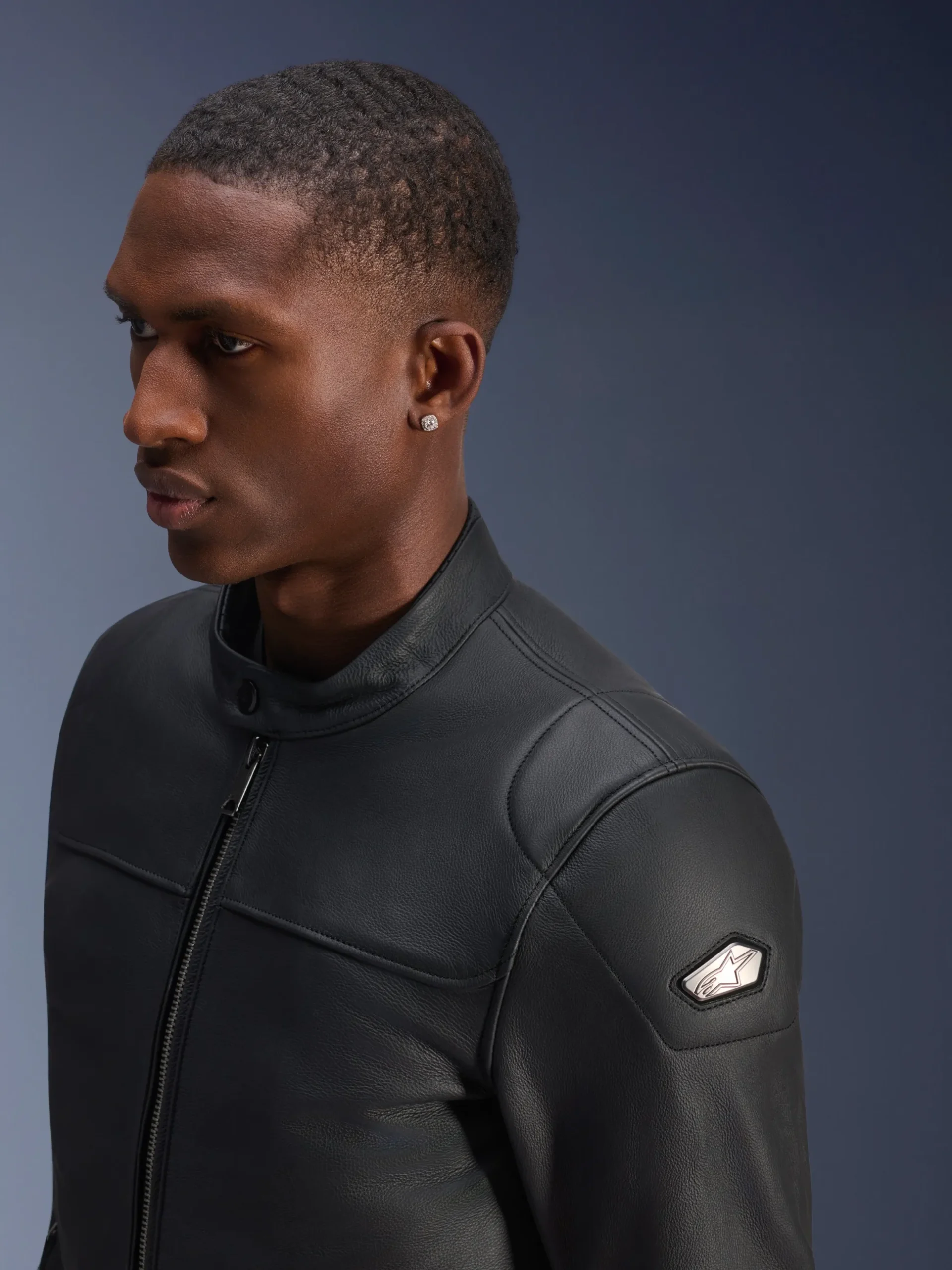 Blacktrack Lederjacke