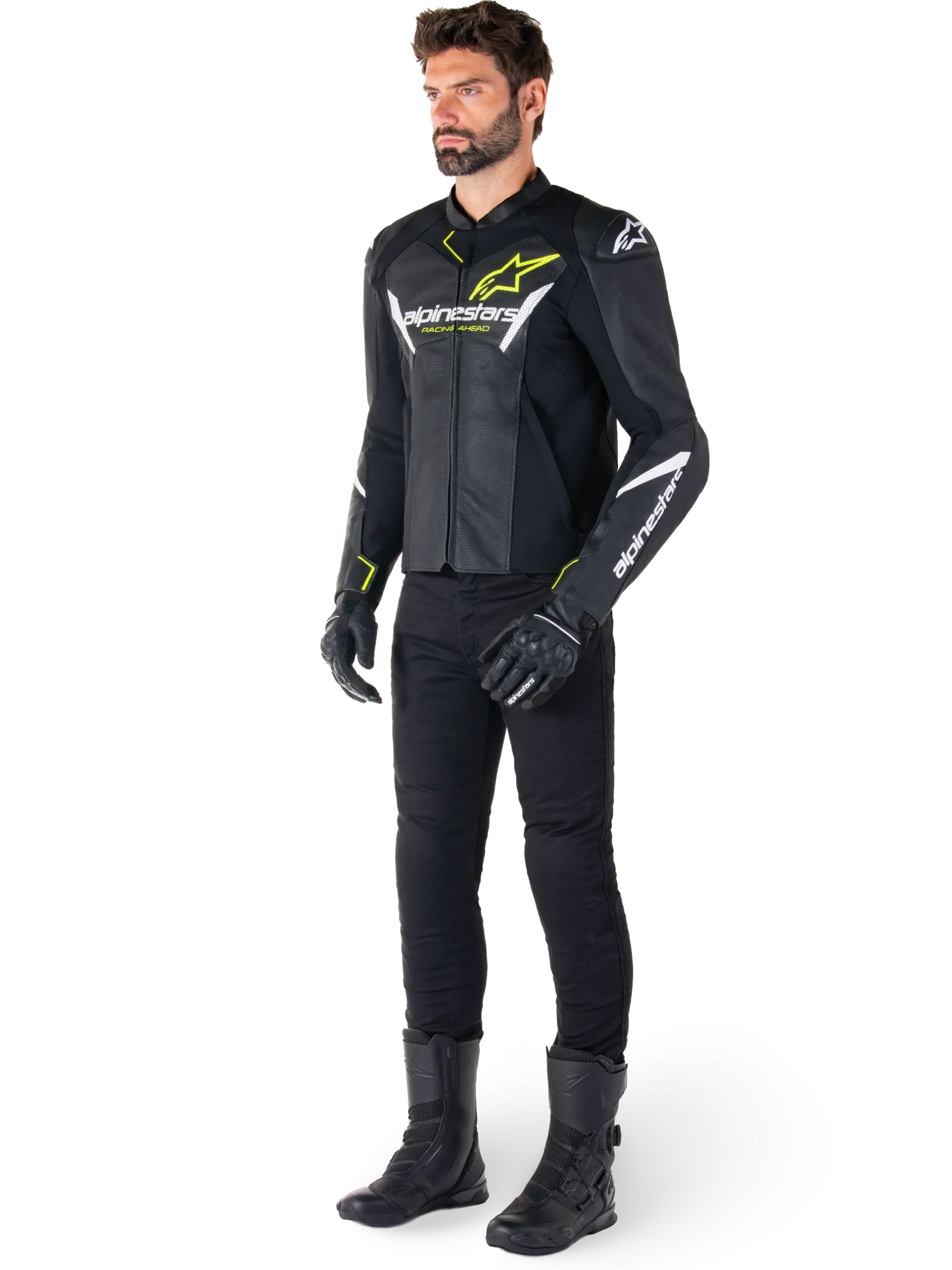 Faster V3 Airflow Lederjacke
