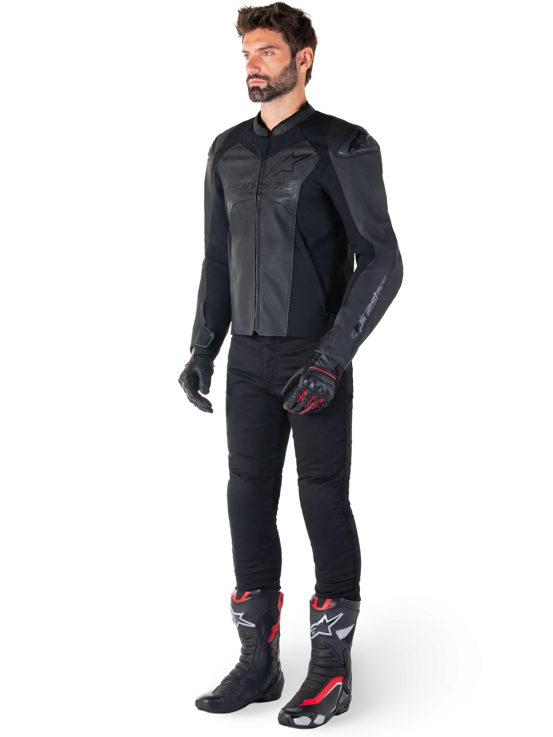 Faster V3 Airflow Lederjacke